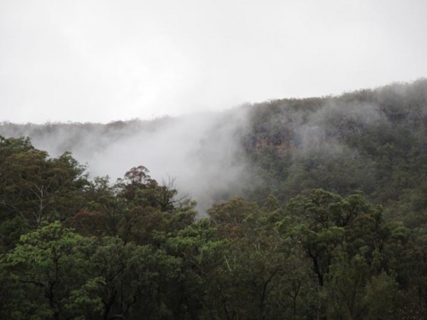 The views in the wet have their own beauty.
