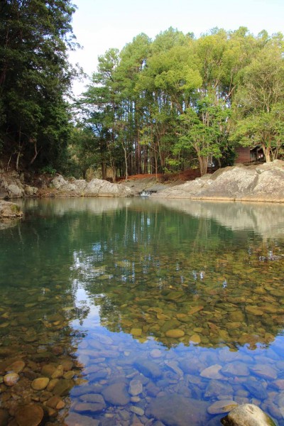Our first stop for the day, Currumbin Water hole