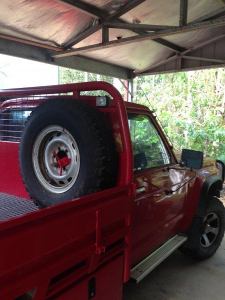 With Single spare wheel.