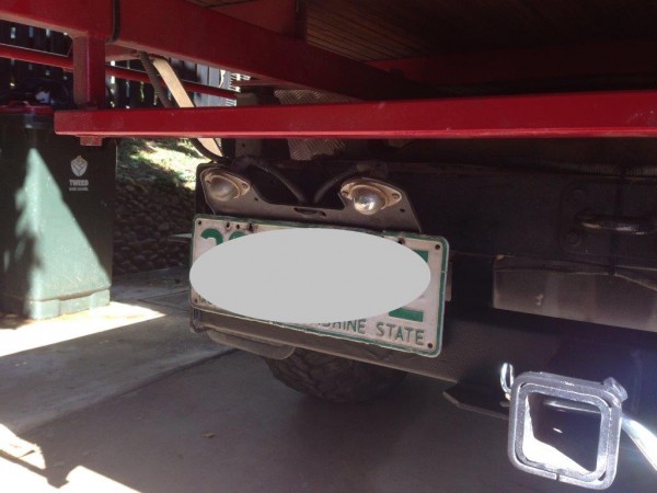 After - No longer below the Tow bar