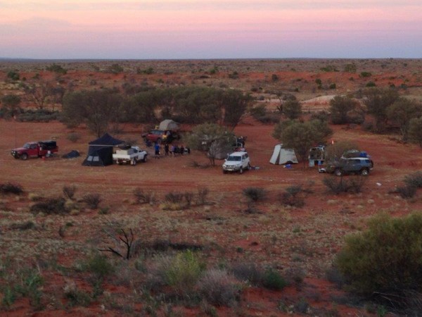 Camping on the Finke Outback Race Track and the Old Ghan Rail Line